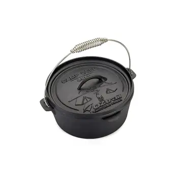 

Casserole cast iron 4,25 Liter-4.5 Quart Camp Oven