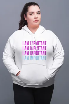 

Angemiel Wear Im Important Ben Treated White Women 'S Hooded Sweatshirt