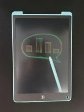 Tableta de escritura LCD ultrafina de 12 pulgadas, tablero electrónico de dibujo Digital colorido, Mini libreta portátil para niños y adultos