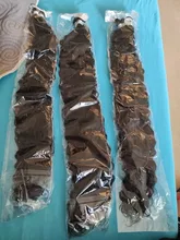 BOL Pelo Rizado de la onda de agua mechones extensiones de cabello sintético Rubio degradado 28 pulgadas sintético largo rizado armadura mechones para las mujeres