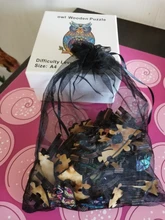 Rompecabezas de madera único para adultos, forma única, Animal, búho, 3D, rompecabezas educativo de niños, regalos interactivos