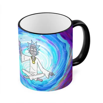 

Кружка для кофе и чая Rick in Nirvana , персонализированные кружки, прикольные цитаты кружка, дизайн кружки, кружки с картинкой