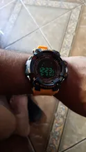 SMAEL-Reloj deportivo de muñeca digital led para hombre, cronógrafo estilo militar del ejército resistente al agua, con cronómetro, masculino, 1802