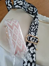 Correa ajustable para bolso, accesorios para bolsos, cinturón de cuero, correa de hombro ancha de arcoíris, correa de repuesto para bolso