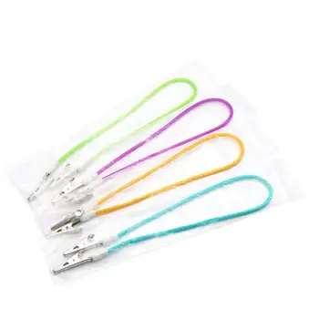 

10pcs Dental Bibs Clip Flexible Chain Silicone Rubber Autoclavable Scarf Pin Napkin Holder Baby Patient Bib Crocodile Clips Tool