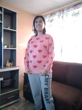 Jersey de amor jersey de cuello redondo suéter 2021 primavera y otoño nuevo suelta tendencia suave suéter para estudiantes chaqueta roja red gran oferta