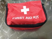 Estuche para botiquín de primeros auxilios, 0,7 L, PVC rojo, para exteriores, Camping, supervivencia en emergencia, bolsa vacía, bolsa de almacenamiento impermeable para medicamentos, 11*15,5*5cm