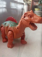 Dinosaurio eléctrico que camina, juguete de dinosaurios brillantes con sonido, modelo de animales para niños, regalo interactivo