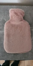 Botellas de agua caliente con cubierta suave para niña, botella de agua caliente portátil para invierno, calentador de manos, jarra de calor, 1000ML