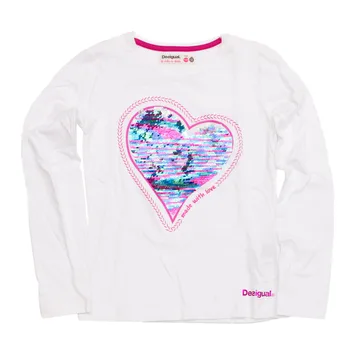 

Brand: Uneven- Genre: Girl Category: T-shirts & Tops- …Color: white, Size: 7_8