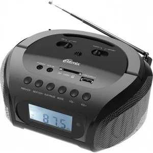 

Radio tape recorder ritmix rbb-020bt Black