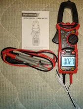 Habotest HT206D AC DC 600V 600A Ohm, Hz temperatura medidor de pinza Digital multímetro pinza amperimetrica