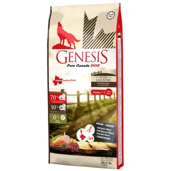 

Genesis pure Canada Wide Country senior post. Dogs with meat goose, pheasant, ducks and chickens. 1 PCs