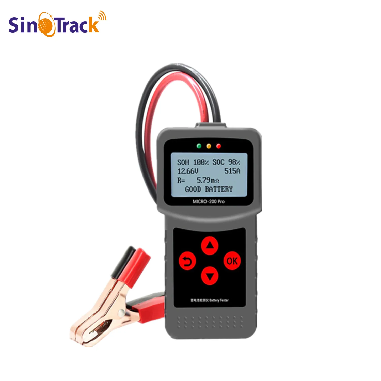 

MICRO-200PRO Car Battery Tester 12V 24V 40-2000CCA Lead Acid Analyzer Cranking Test Charging Test Diagnostic Tool
