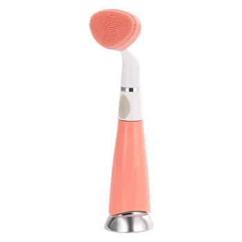 

Cleansing silicone facial brush with vibrating massage beauty star washing