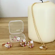 Anillo de boda con diseño de flores y mariposas para mujer, sortija de boda con circonita de oro rosa, Glamour, regalo para niñas, joyería creativa