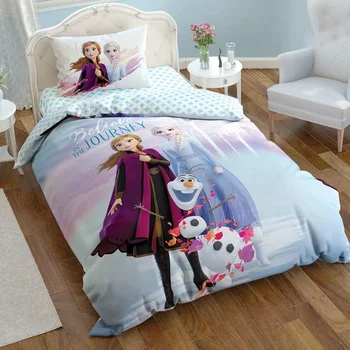 

Disney Frozen Single Duvet Cover Set For Kids