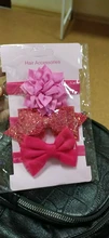 Accesorios de 3 unidades para niña pequeña, Diadema con lazo, diadema elástica para recién nacido, accesorios para fotos de cabello, regalo 2019