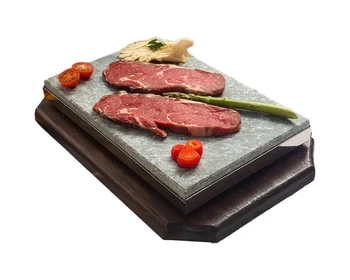 

Piedra volcanica para carne a la piedra de 20x20x2cm para uso profesionalnal y particular