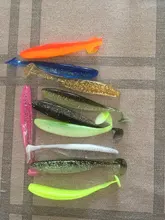 QXO-señuelo suave de pesca, gusano con caja de silicona, Swimbait, Streamer, señuelo cuchara para pescar, conjuntos de tambaleador de 7cm y 10cm