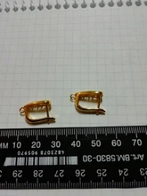 Ganchos de cierre de pendientes para mujer, accesorios de joyería hechos a mano, diseño de moda, ganchos para pendientes hueca