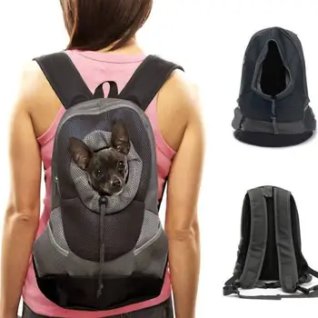 

Backpack shoulders double shoulder backpack for pet dog cat carrier bag