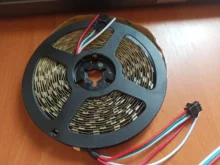 Led-Strip Addressable WS2812 Smart Rgb Waterproof Individually Black/white DC5V PCB 1m