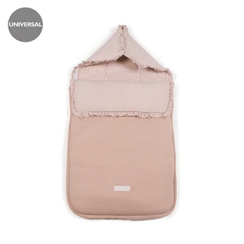 

Sack carrycot and group 0 Little Stars from Pasito. Tricot fabric. 3 in 1, carrycot, cuckoo and chair Mat. Pink and blue.
