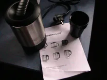 LEEWONG-Hervidor eléctrico portátil multifunción para viaje, hervidor de agua para viaje, té, sopa crema de avena, 0.5L