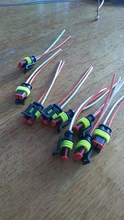Juego de conectores eléctricos para coche y motocicleta, 1 AMP, 1P, 2P, 3P, 4P, 5P, 6P, impermeables, macho, hembra, con arnés de Cable