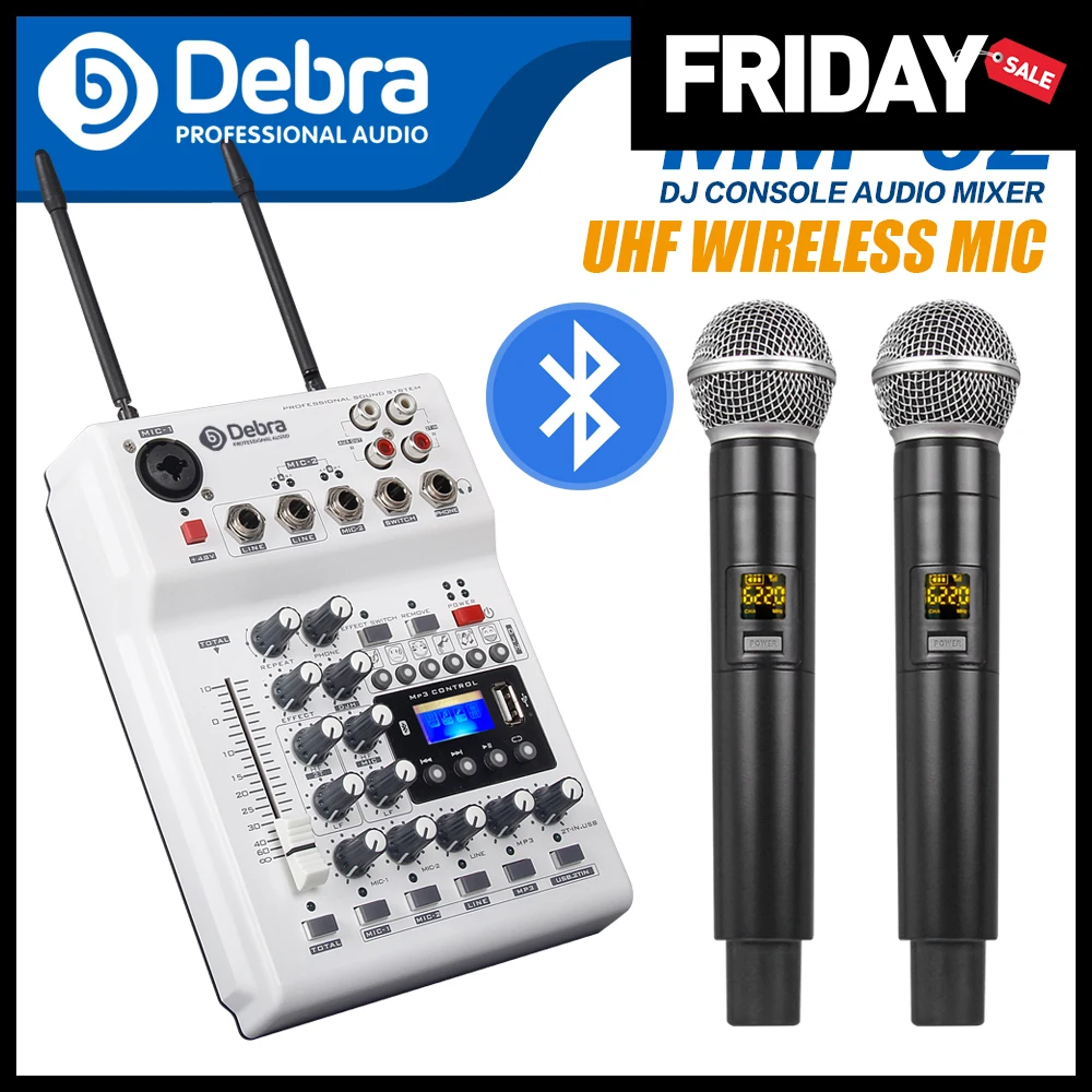 Endless fun! DJ Console Mixer Soundcard with
