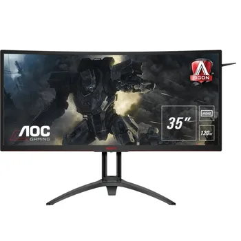 

AOC Gaming AG352UCG6 screen for PC 88.9 cm (35 ") 3440x1440 pixels UltraWide Quad HD LED black, red
