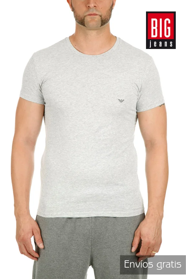 Emporium Armani Undershirt Casual Round neck collar T-shirt Casual Men Male Linnen's men Brand cotton 111035 CC729