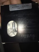 EYESHARE-1 par (2 uds) de lentes de Color de cristal Natural, para cosméticos para ojos, lentillas de contacto