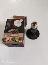 25W/50W/75W/100W/200W disfrutando de IR de emisor de calor lámpara color reptil calentador de infrarrojos tortuga lagarto serpiente mascota chica lámpara 220-240V