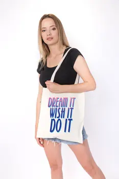 

Angemiel Bag to Wish It Dream It Do It Shopping Beach Tote Bag