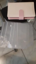 5 uds nuevo A5 A6 A7 archivador de PVC transparente de hoja suelta bolsa Self-Styled de la cremallera, organizador de archivado bolsas