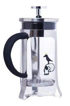 

Biggdesign King Raven 350 ml French Press stainless steel cover, borosilicate glass, 350 ml / functional compact design