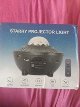 Projection-Lamp Night-Light Music-Speaker Remote-Control Romantic Ocean-Wave Starry Sky