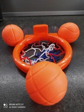 Niño juguetes de baño niños tiro de la bañera de agua juego para bebé niña Niño con 3 Mini de plástico de baloncesto divertido ducha