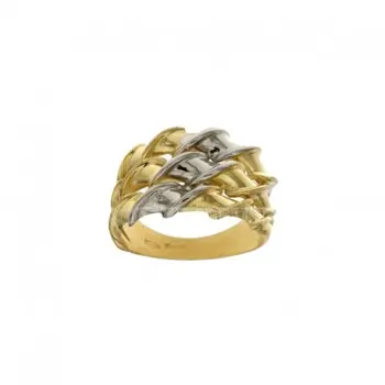 

Woman Ring Yellow Gold White 803321714437