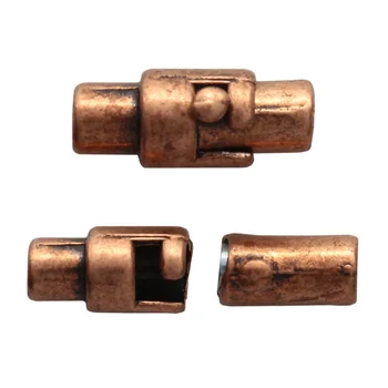 

4ar358 magnetic swivel lock for 3*15mm round cord, 2 pcs/pack, astra (copper)
