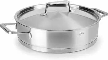 

LACOR Foodie Tartera with lid, stainless Steel, Grey, 26 cm