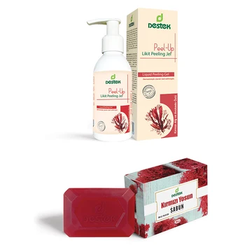 

Liquid Exfoliating with Red Algae + Natural Red Algae Soap-Moisturizing and Cleansing Set (2 in 1)