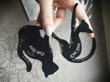 2 unids/set delineador de ojos maquillaje ojo de gato plantilla para delinear ojos nuevo diseño de plantilla para delinear ojos modelos de ojos y cejas de plantilla Shaper herramienta