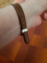 Relojes clásicos de cuarzo para mujer, pulsera analógica redonda con correa de cuero, informal