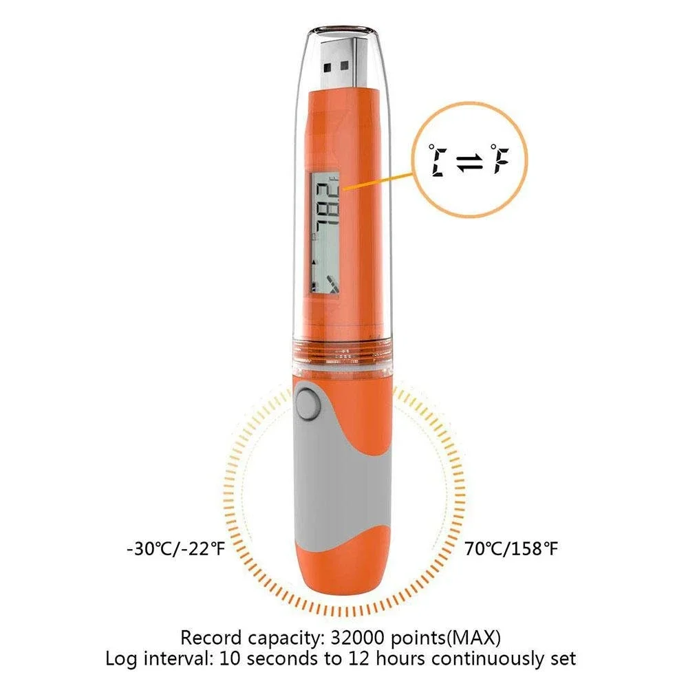 Elitech RC 51H USB Регистратор данных температуры и влажности авторучка автоматическая