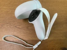 Correa para nudillos de mano para Oculus Quest 2 VR, control táctil, mango ajustable, correa de muñeca para Oculus Quest 2