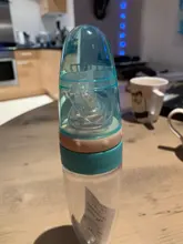 Imebaby bebé recién nacido de silicona de arroz botella de goma alimentación de bebé cuchara cuentagotas de silicona botella de alimentación cuchara botella