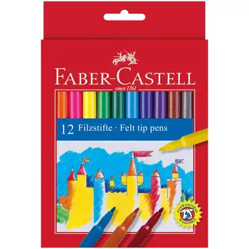 

12 pack marker pens colors AssortitiFABER-CASTELL1.96